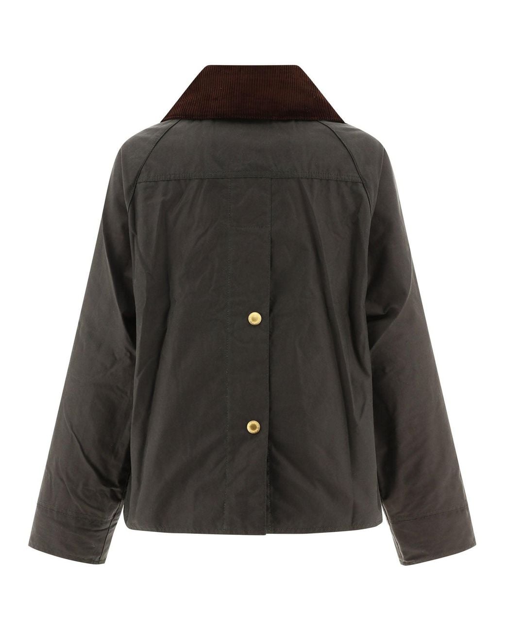 Barbour Black Catton Wax Jackets And Coats Green