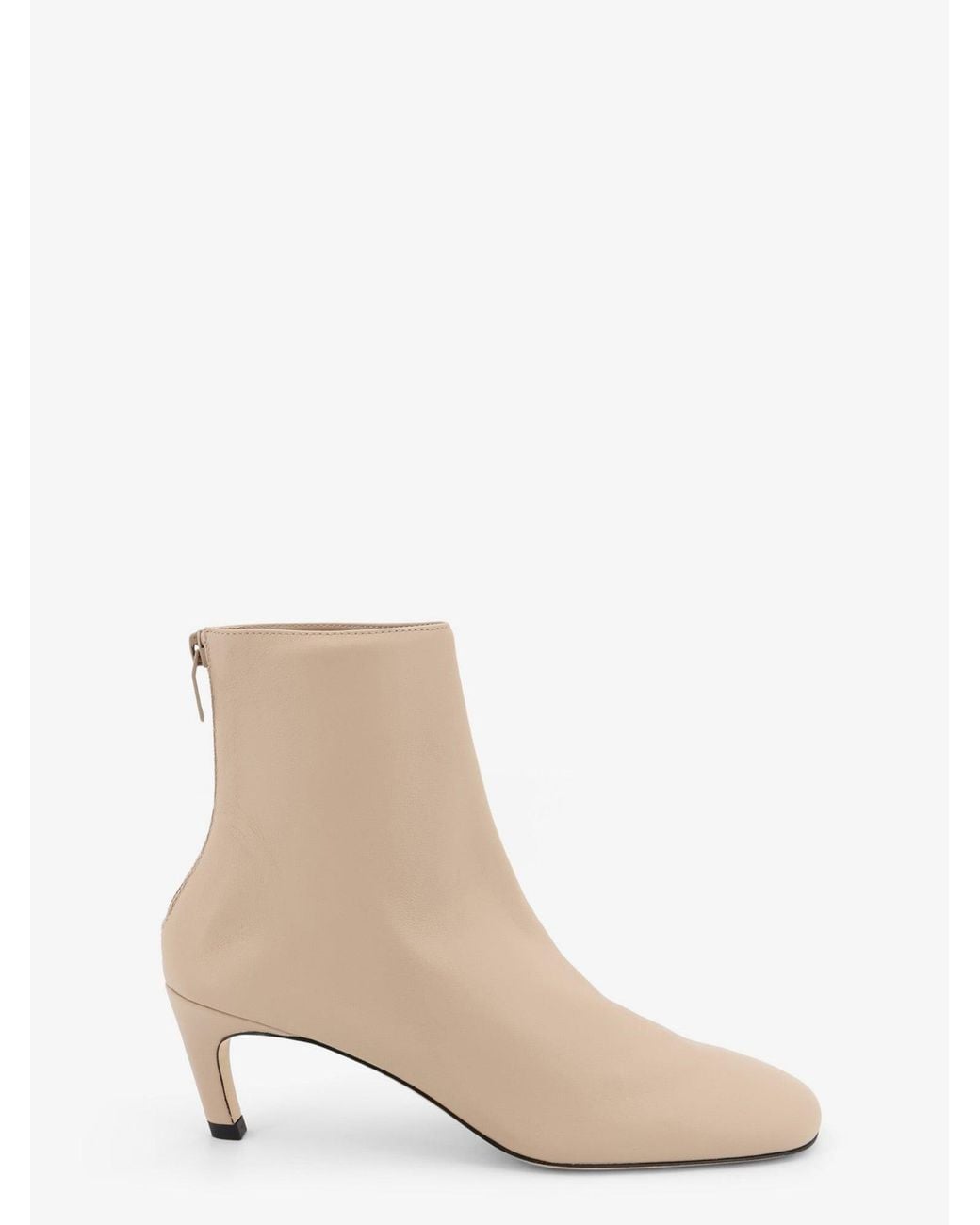 Totême White Leather Boots