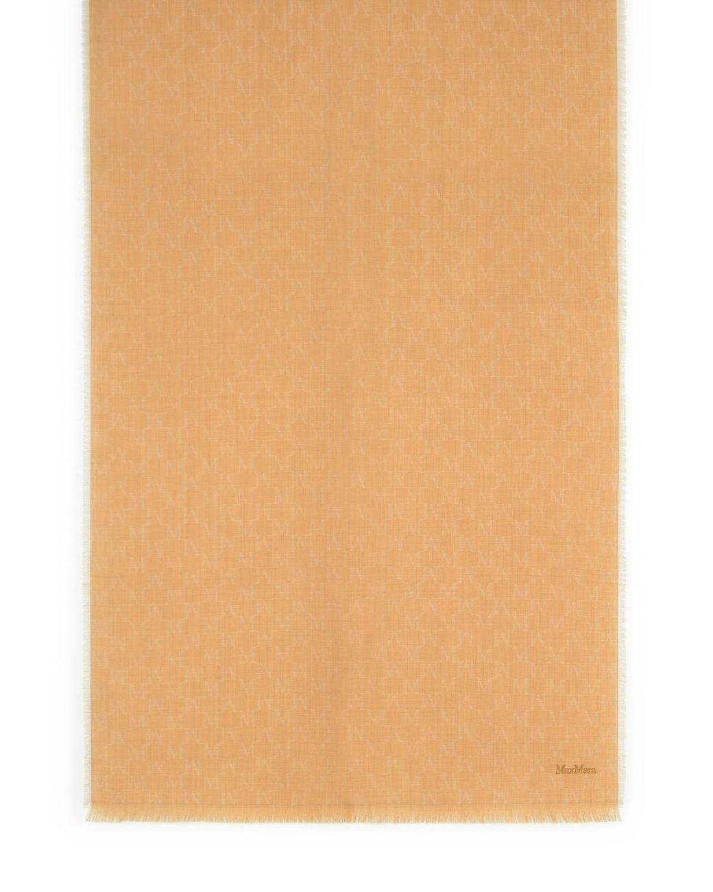 Max Mara Natural 'Magico' Camel Virgin Wool Scarf