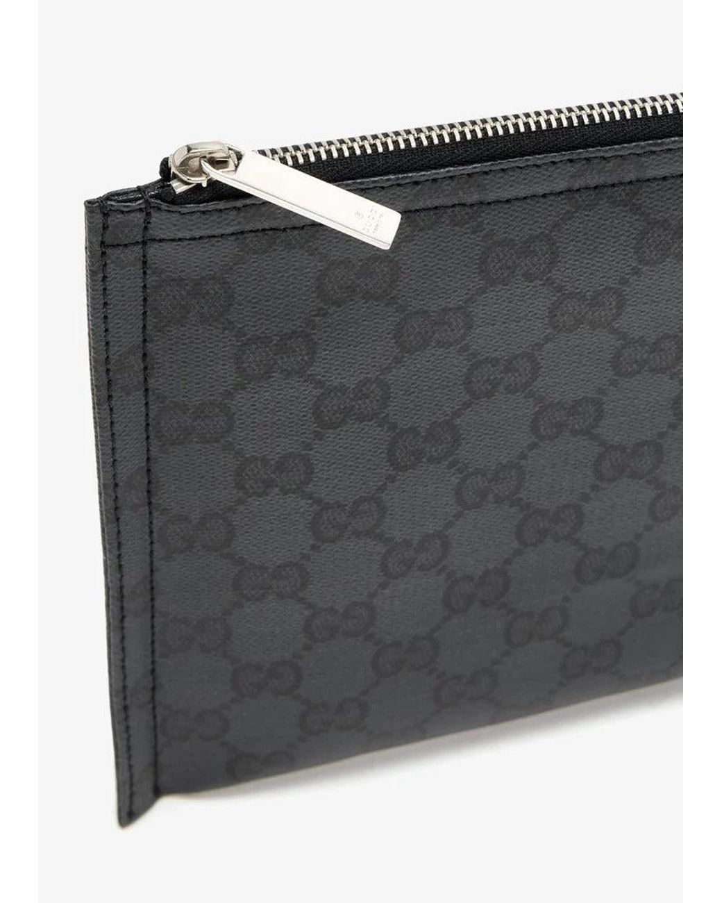 Gucci Black Essence Classic Medium Pouch for men