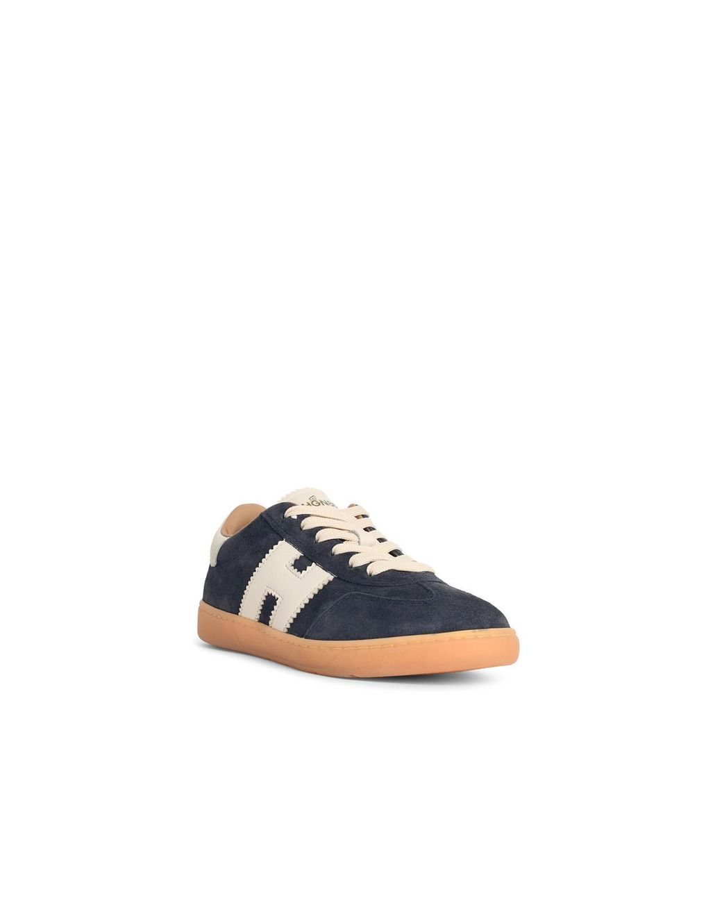 Hogan Blue Silk And Nylon Low-Top Sneakers