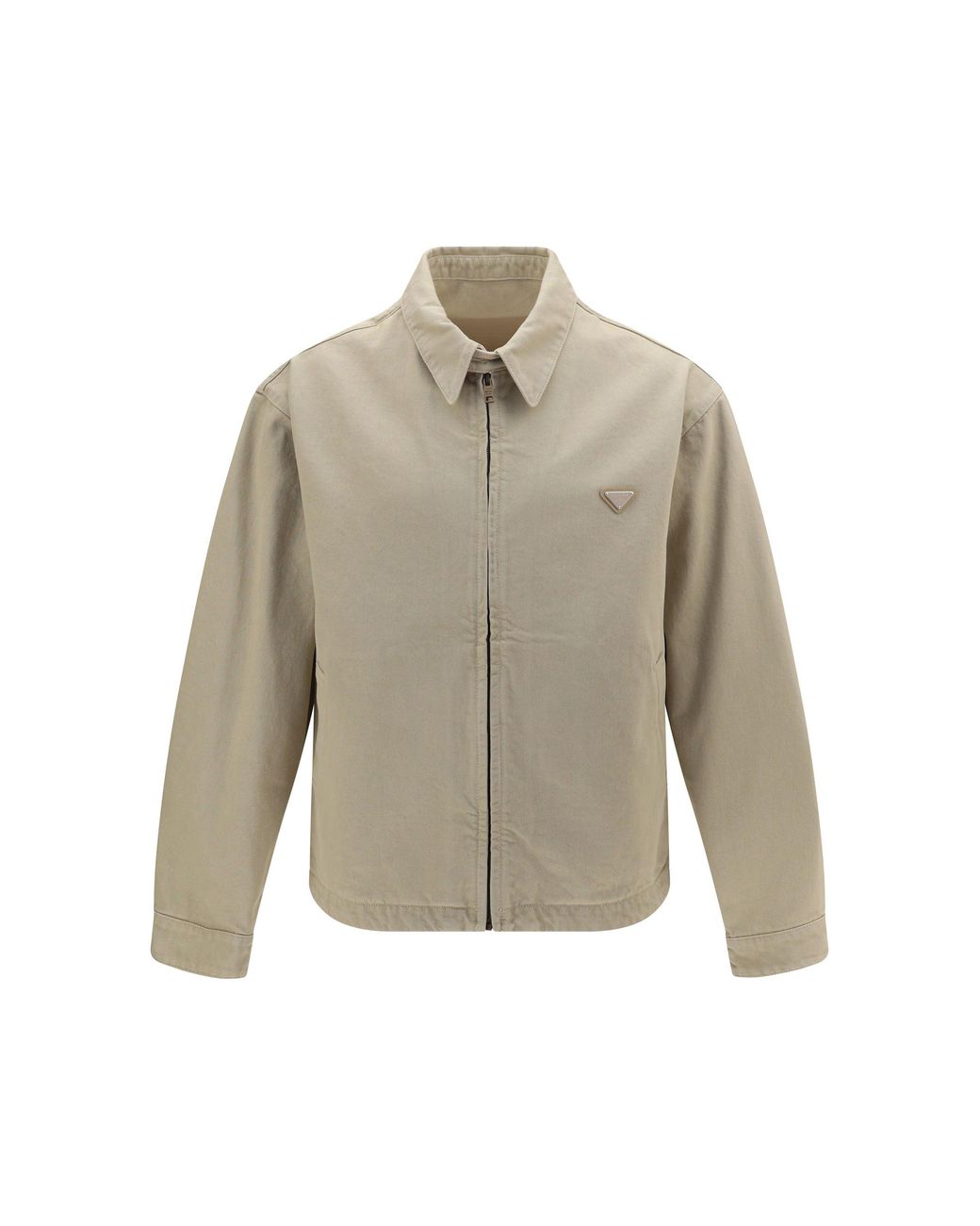 Prada Natural Denim Blouson Jacket for men