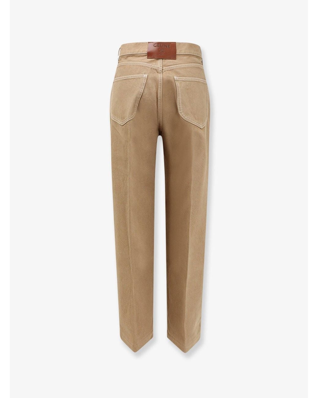 Céline Natural Boyfriend 002 Cotton Trousers