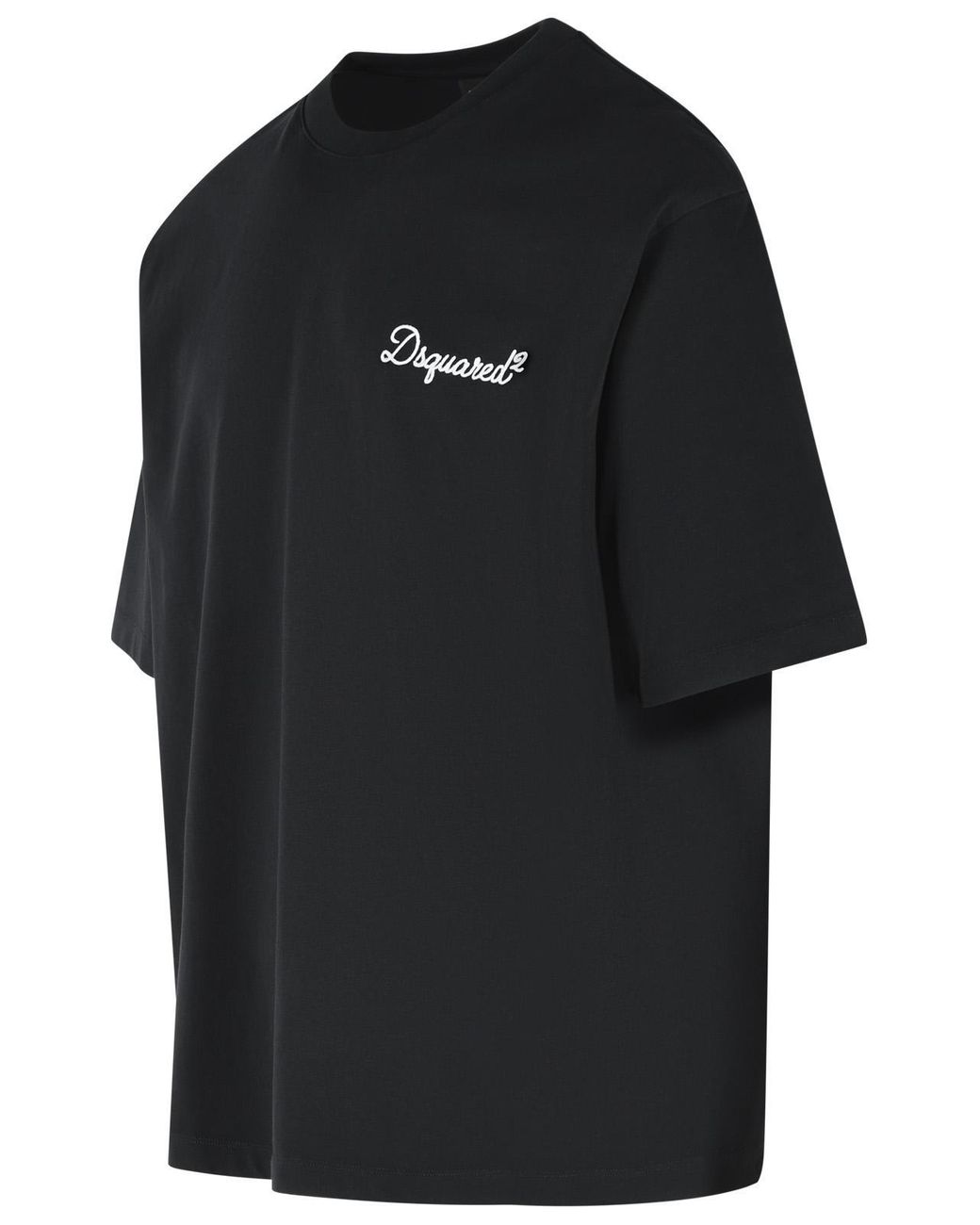 DSquared² Black Cotton T-Shirt for men