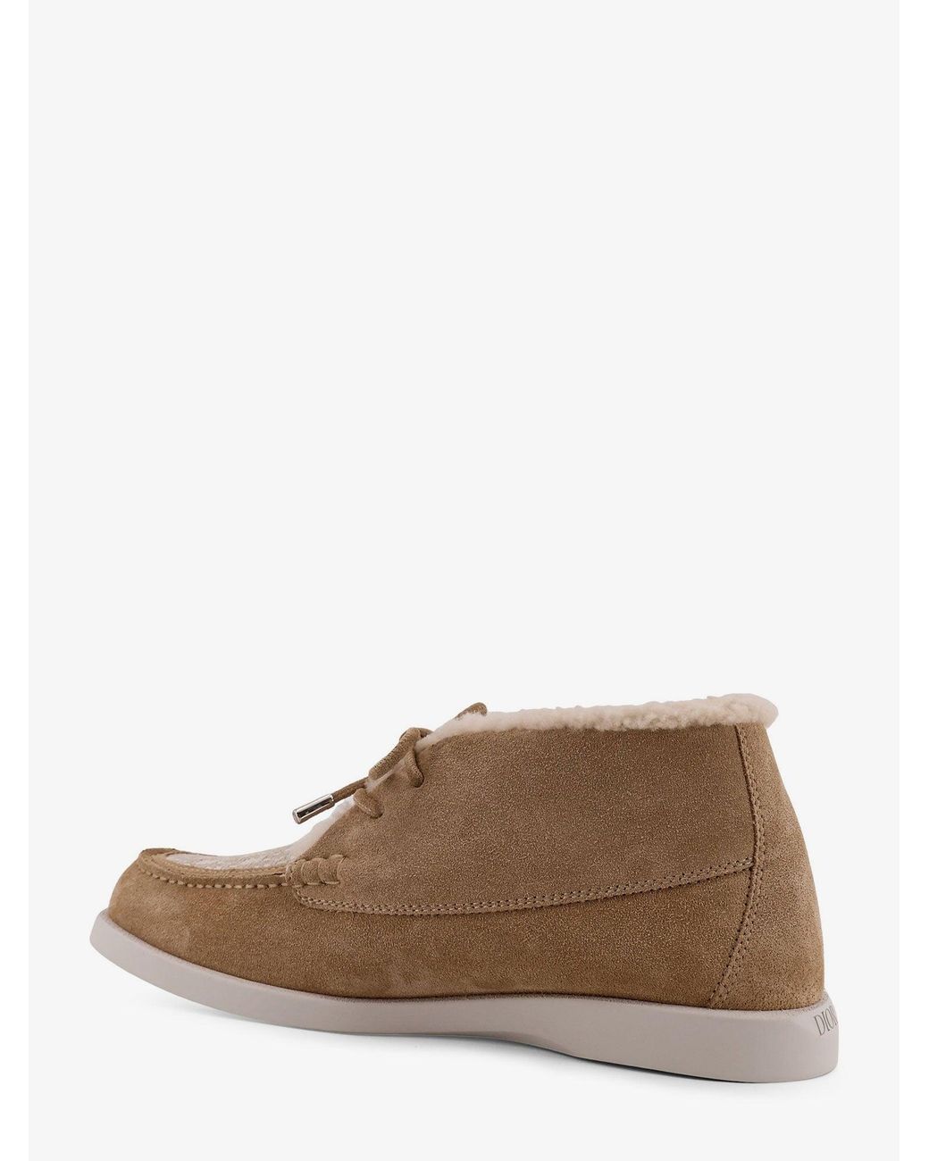Dior Brown Dior Dior Granville Suede Lace-Up With Dior Oblique Logo for men