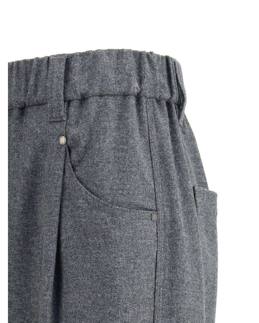 Brunello Cucinelli Gray Pants