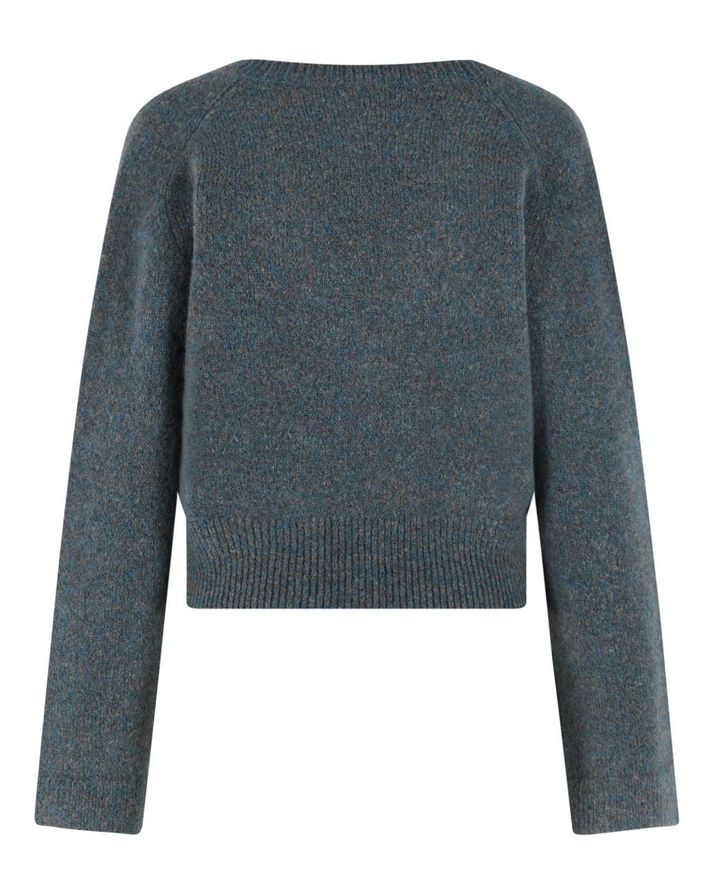 Ganni Blue Wool Blend Sweater