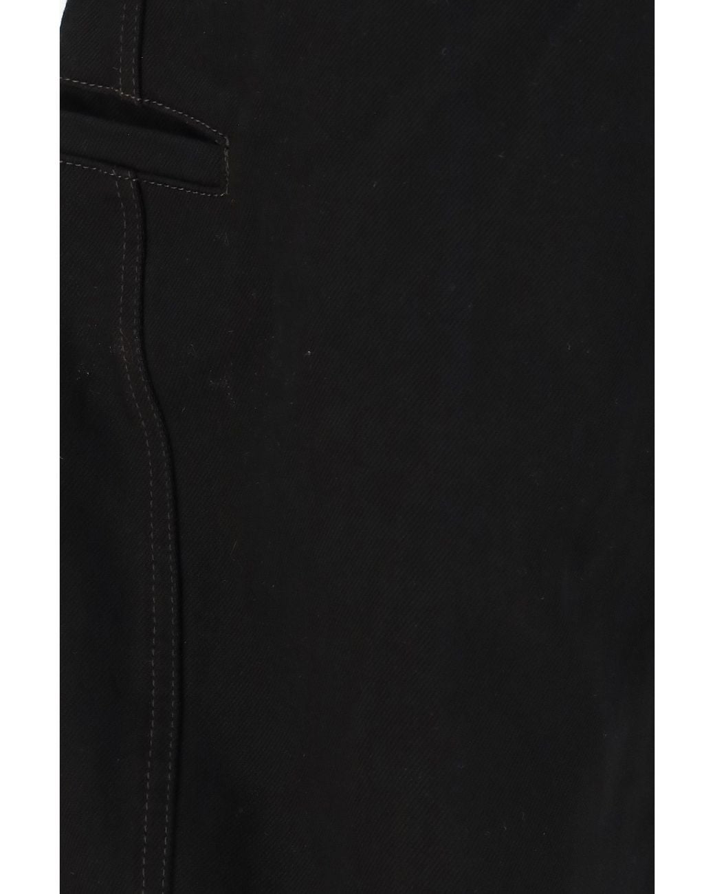 Lemaire Black Twisted Workwear Pants for men