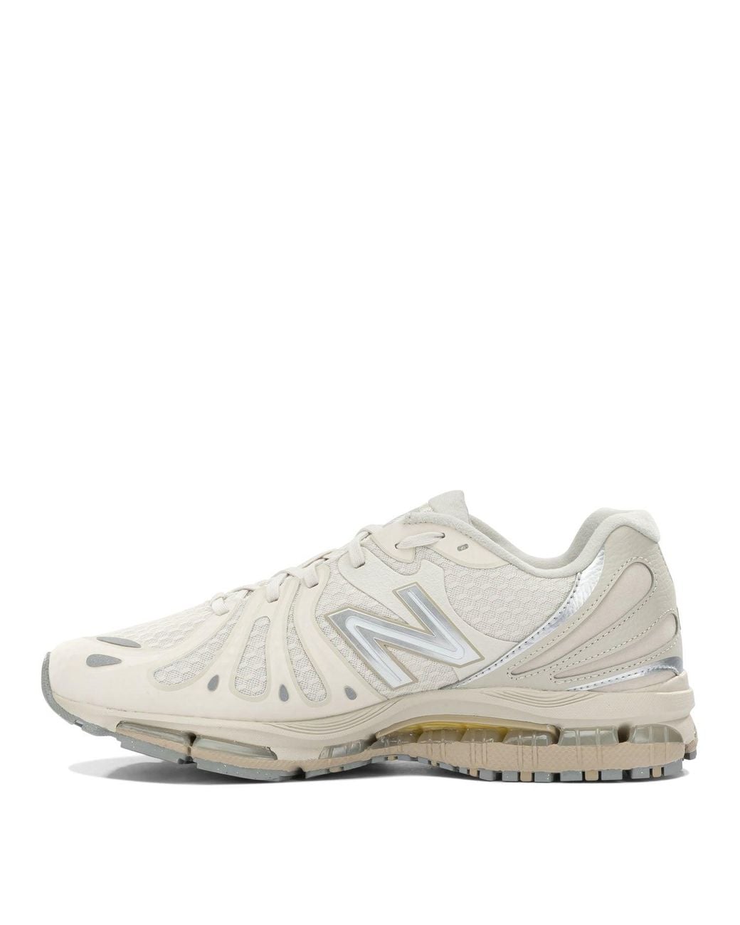 New Balance White "Abzorb 1890" Low-Top Sneakers