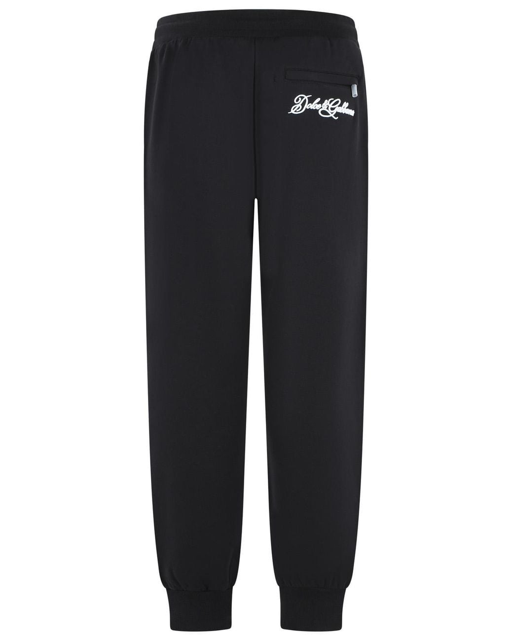 Dolce & Gabbana Black Dolce & Gabbana Jogger Cotton Trousers for men