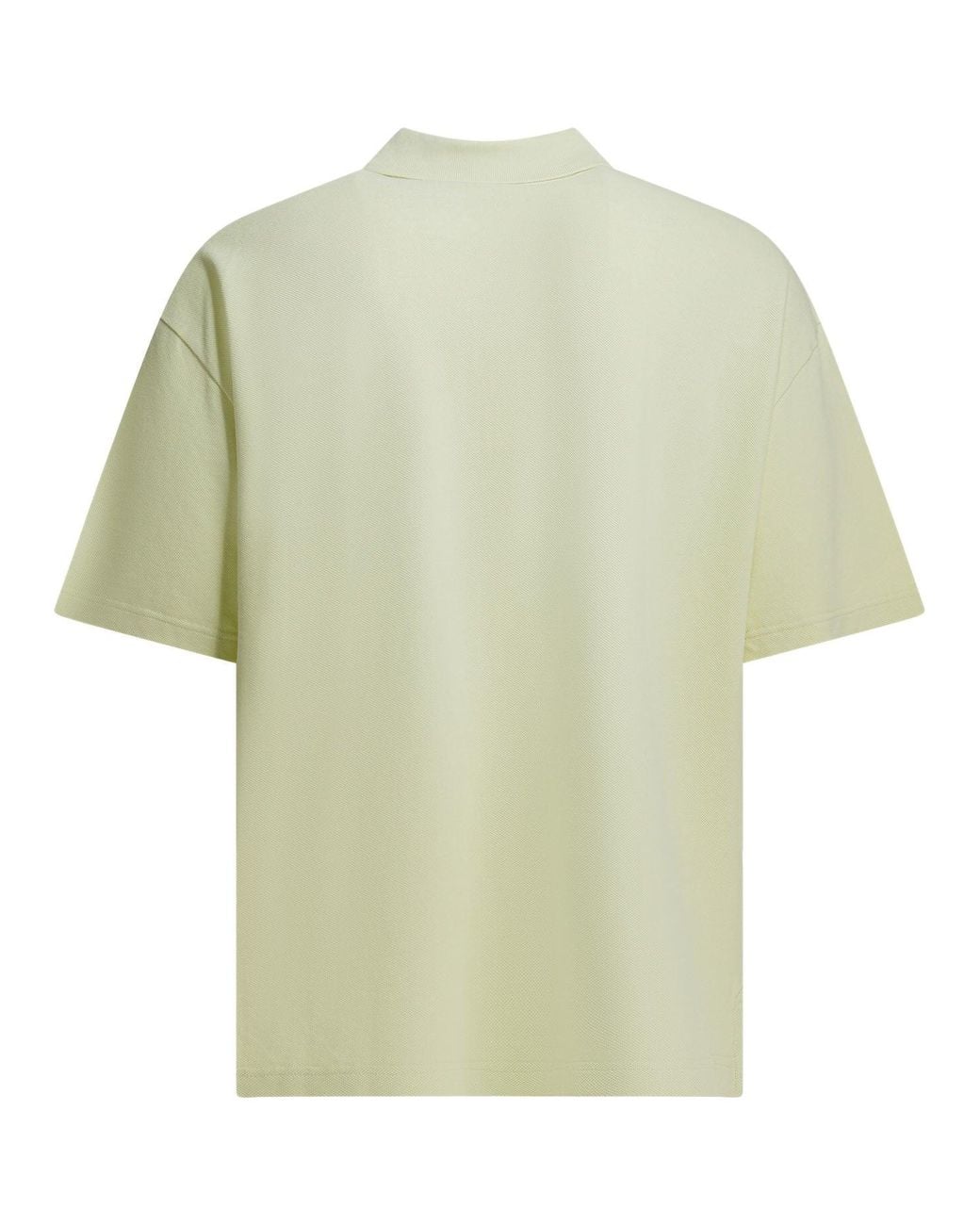Maison Kitsuné Green "Fox Head" Polo Shirt With Buttons for men