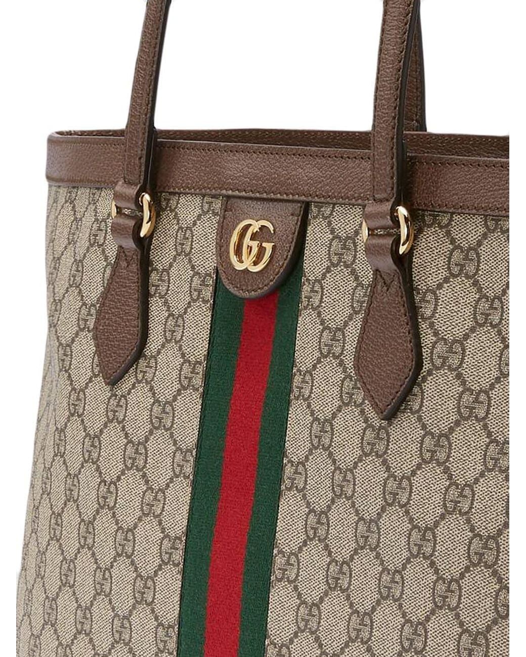 Gucci Brown "Ophidia" Shoulder Bag