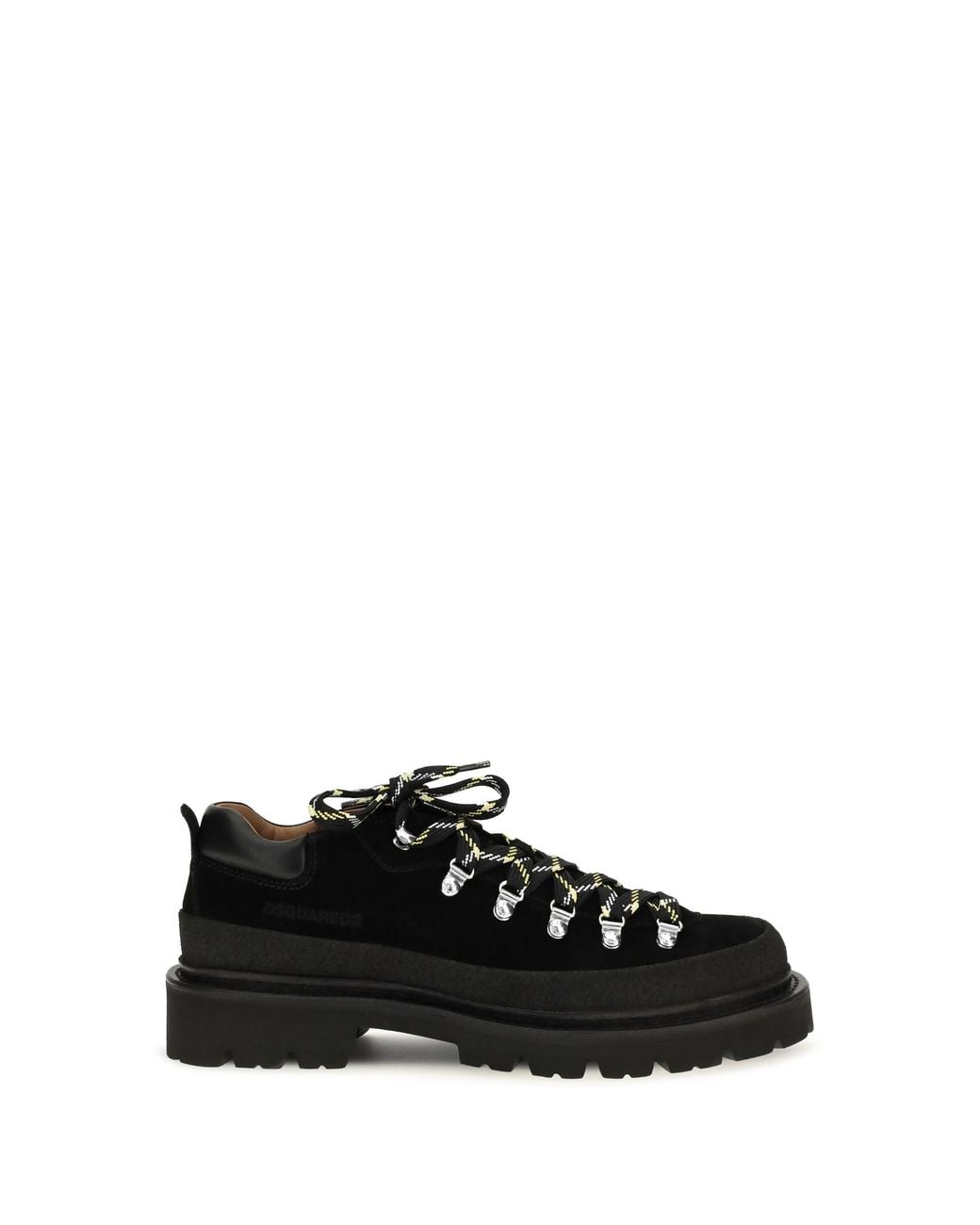 DSquared² Black Suede Lace-Up Sneakers for men