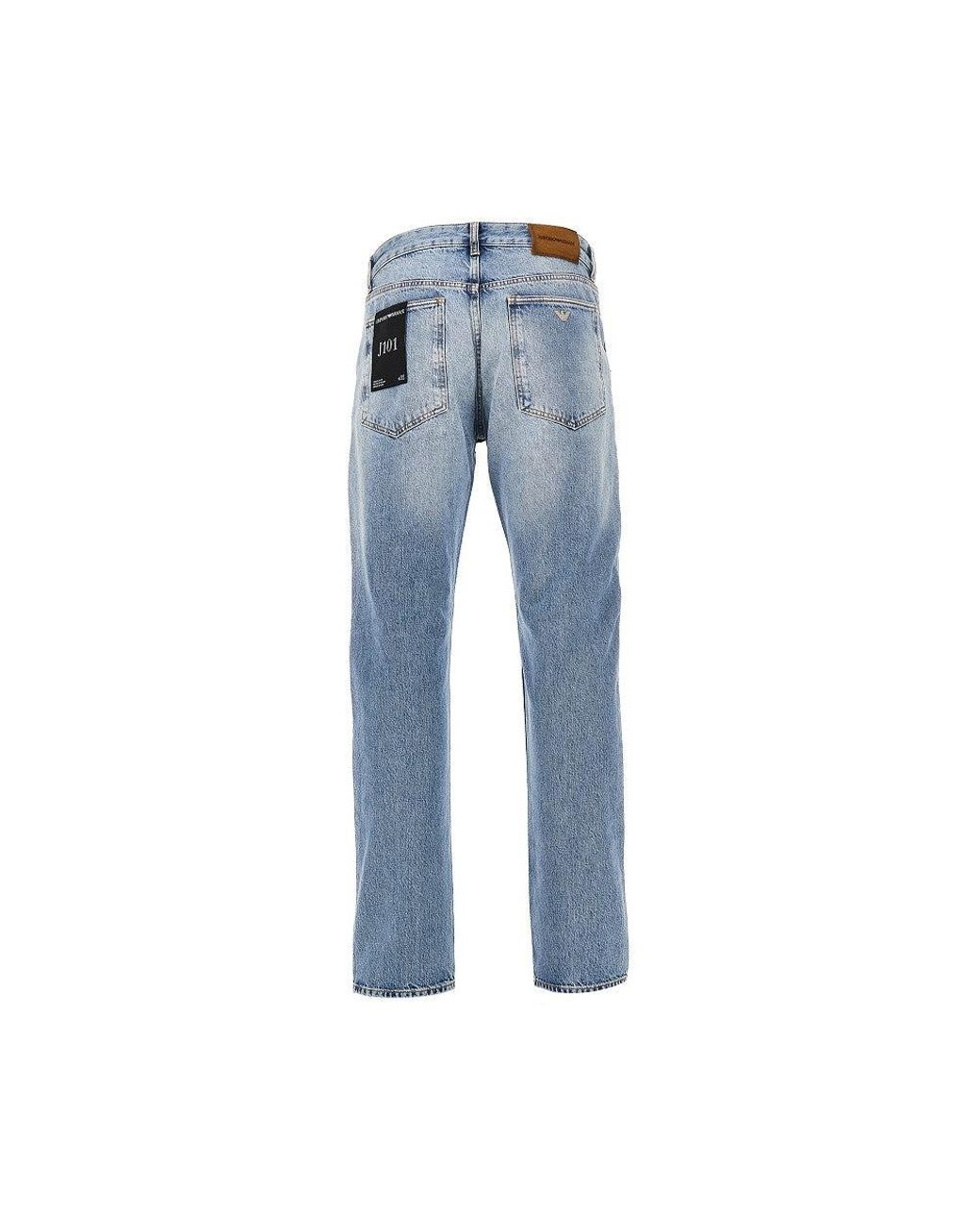Emporio Armani Blue J101 Denim Jeans for men