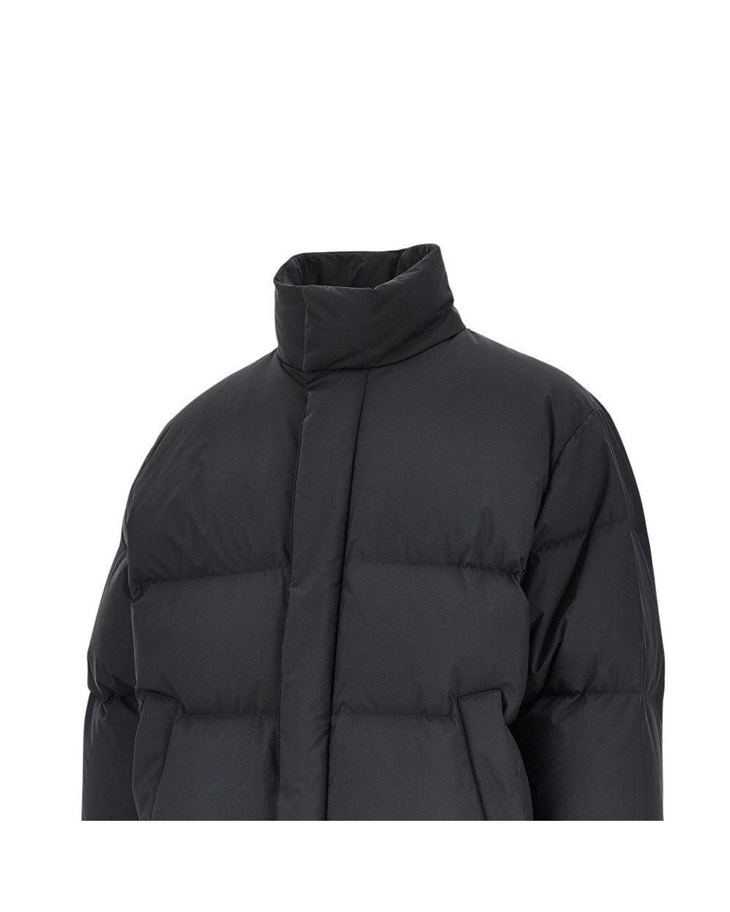 Saint Laurent Black Quilted And Padded Nylon Downjacket for men