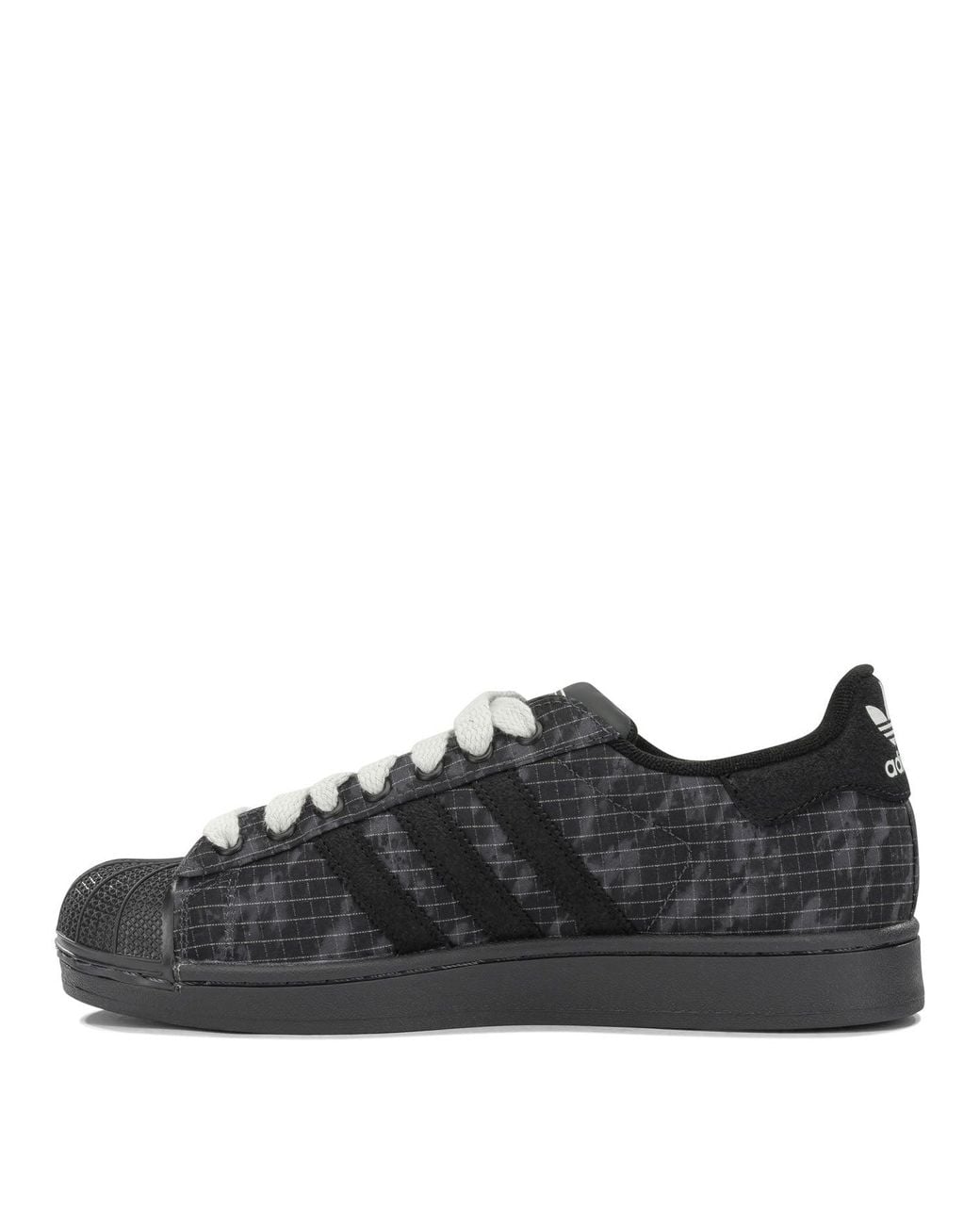 Adidas Originals Black "Superstar Ii" Low-Top Sneakers