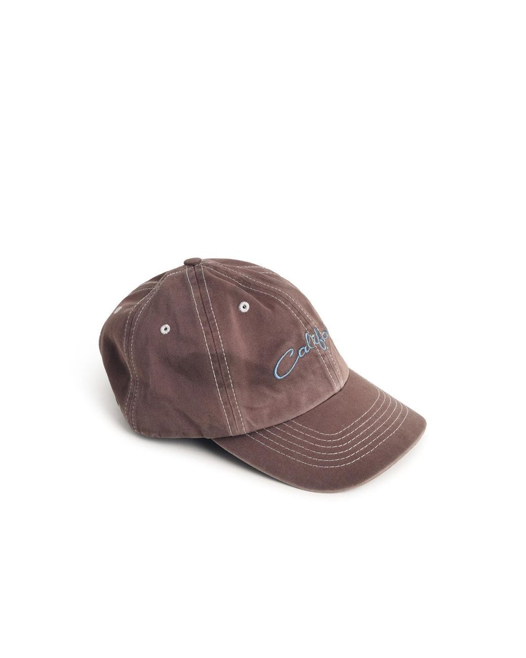 ERL Brown 'California' Cotton Cap