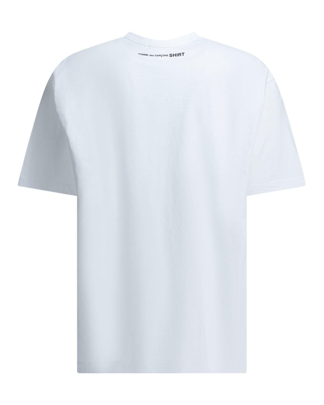 Comme des Garçons Blue Shirt Crew-Neck T-Shirt With Print for men