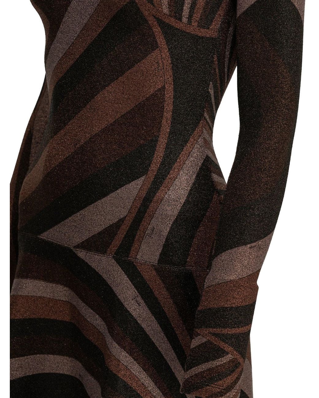 Emilio Pucci Black "Iride" Long Dress