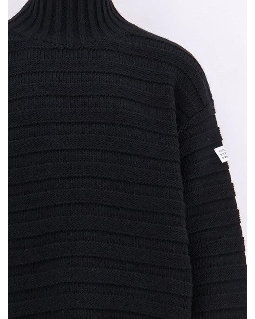MM6 by Maison Margiela Black Sweaters for men
