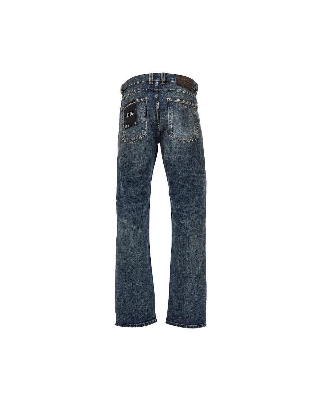 Emporio Armani Blue J102 Denim Jeans for men