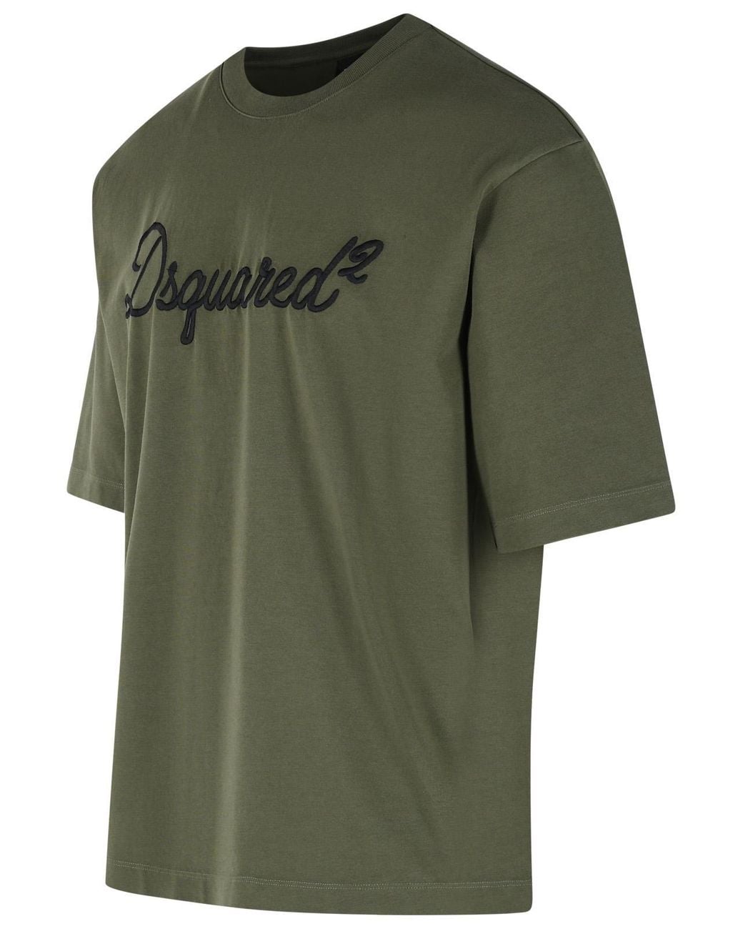 DSquared² Green Cotton T-Shirt for men