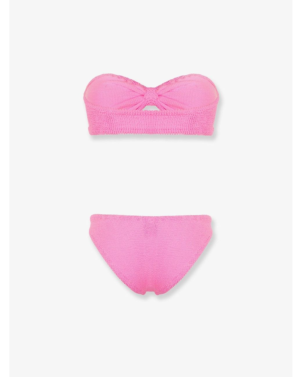 Hunza G Pink Bikini Original Crinkle