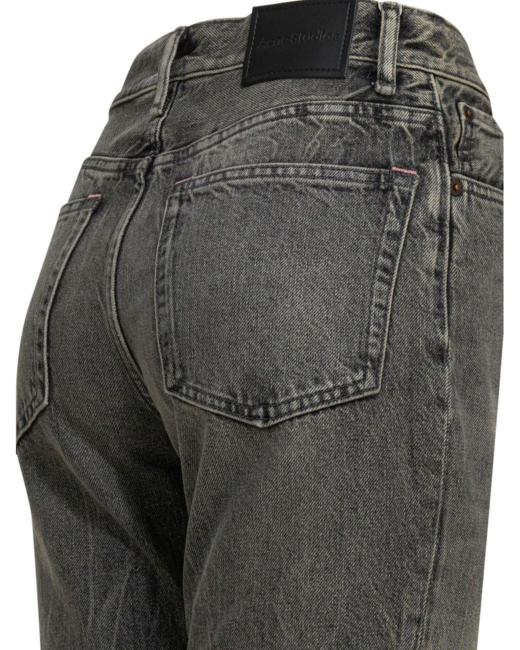 Acne Gray 2025f Gothik Jeans Black