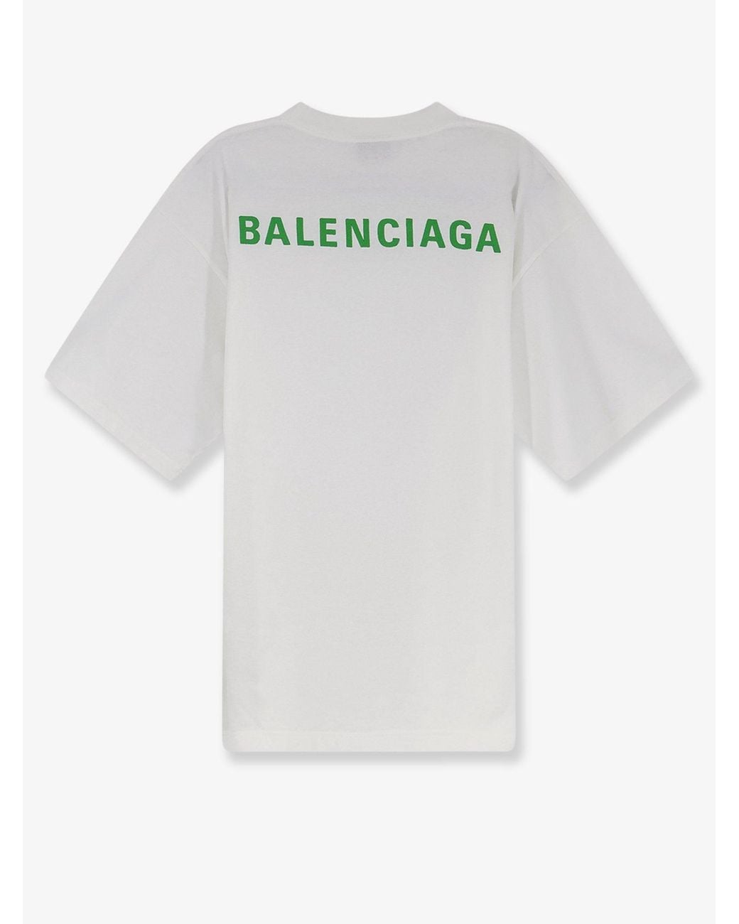 Balenciaga White Cotton T-Shirt for men
