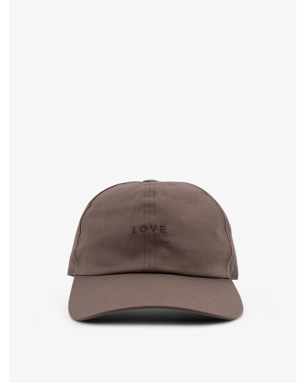 Rick Owens Brown Cotton Blend Hat for men