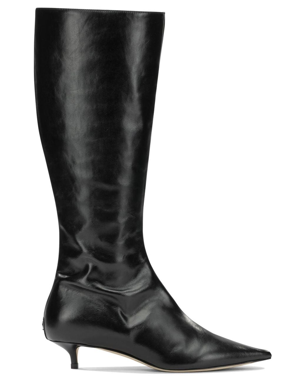 Jimmy Choo Black Amis 35Mm Knee-High Boots