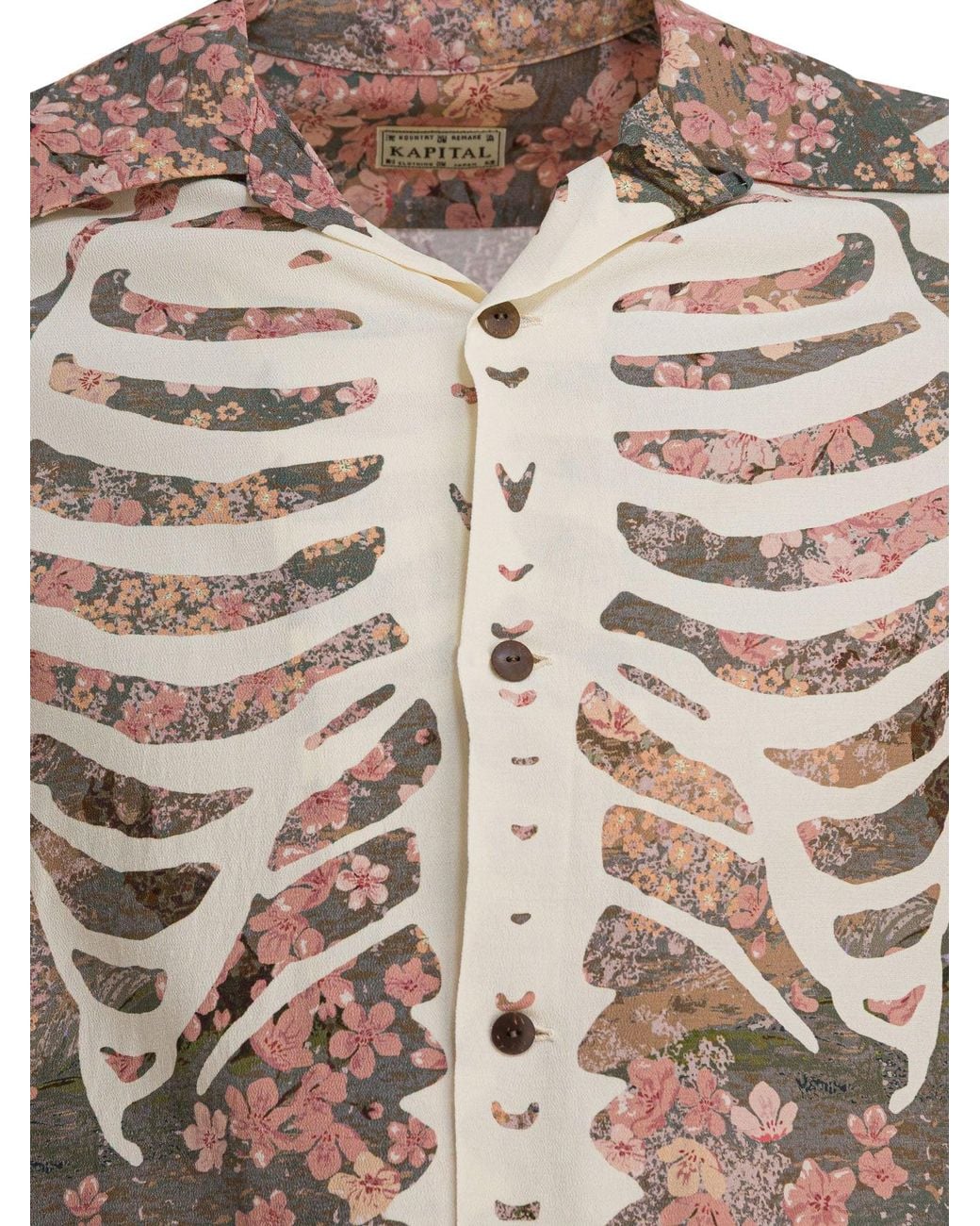 Kapital Green "Bone" Shirt for men