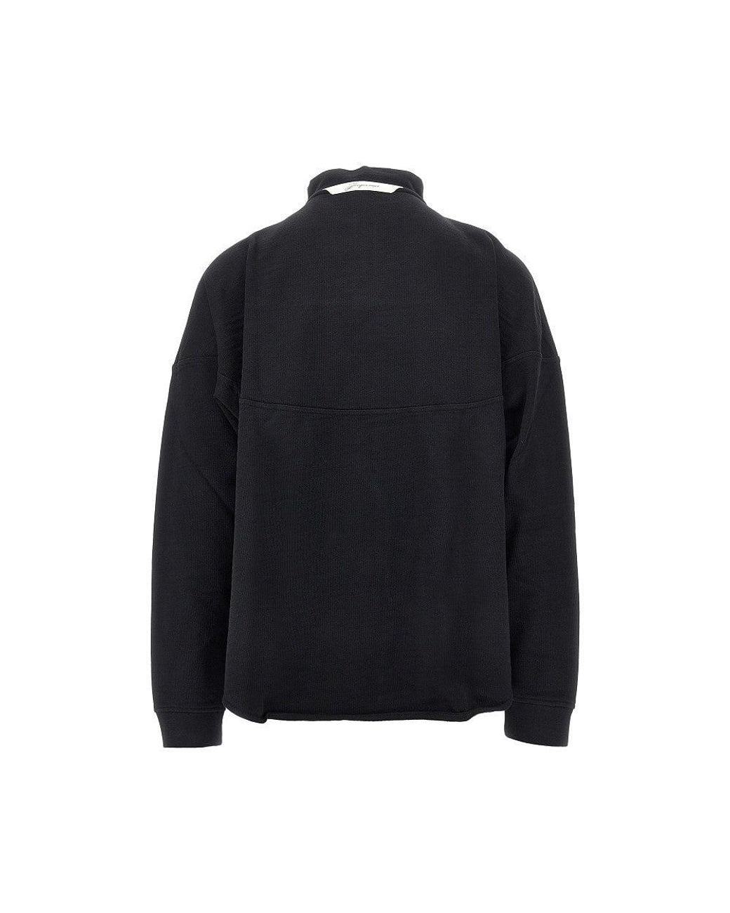 Jacquemus Blue 'Rond Carré' Quarter-Zip Sweatshirt for men