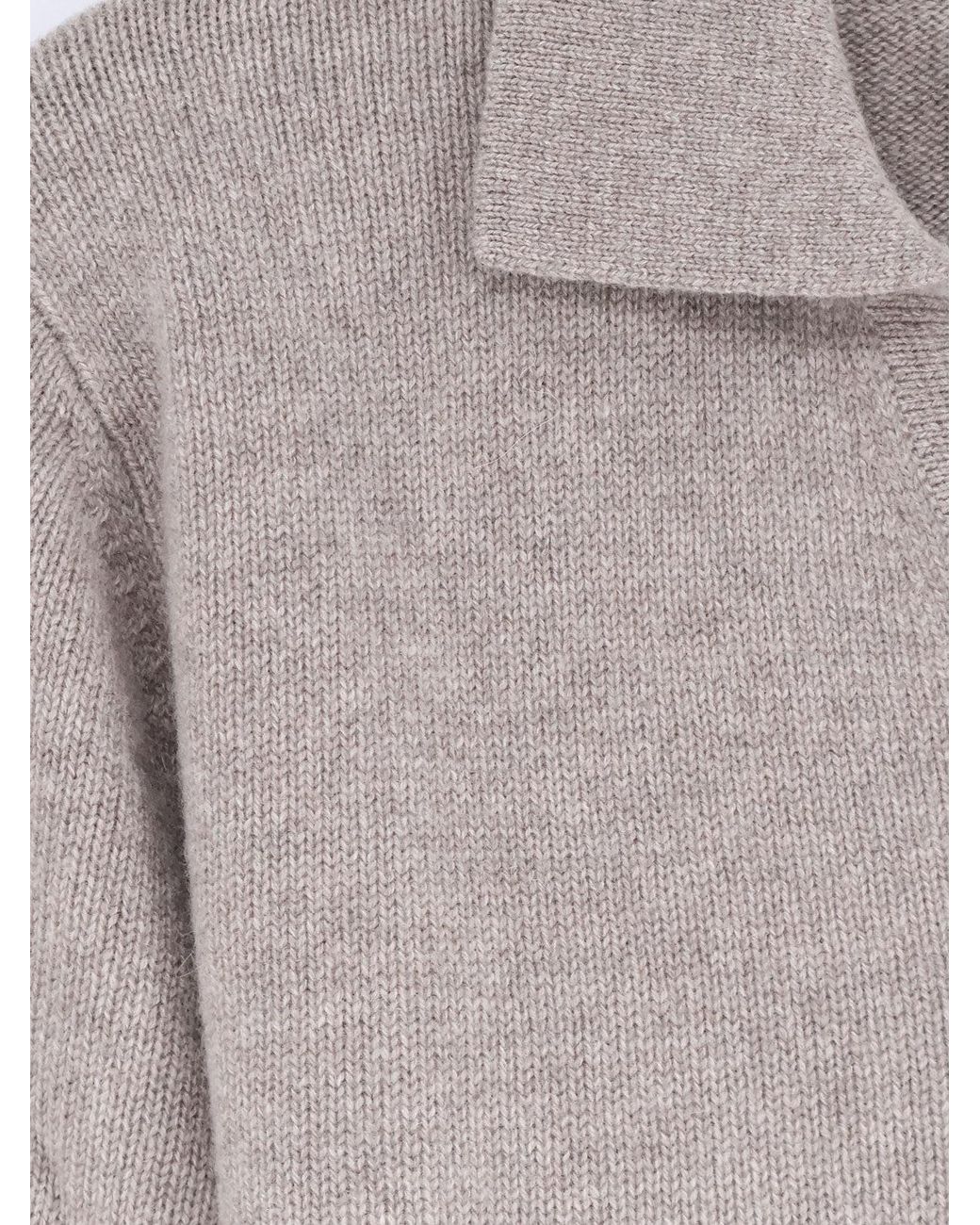 Soft Goat Gray Cashmere Sweater for men