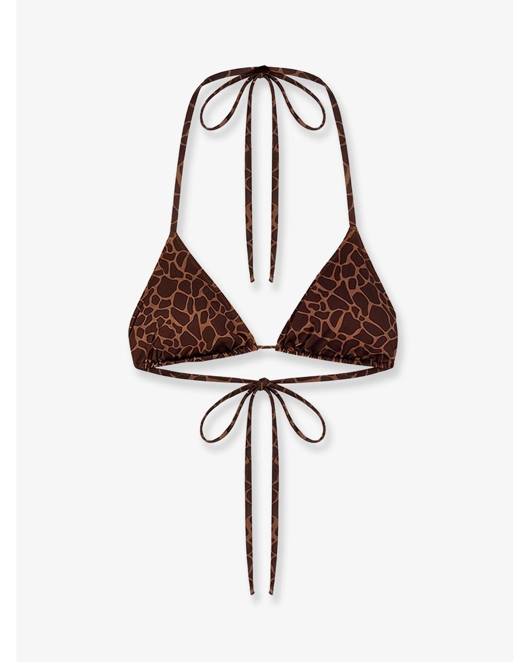 Mc2 Saint Barth Brown Bikini Top