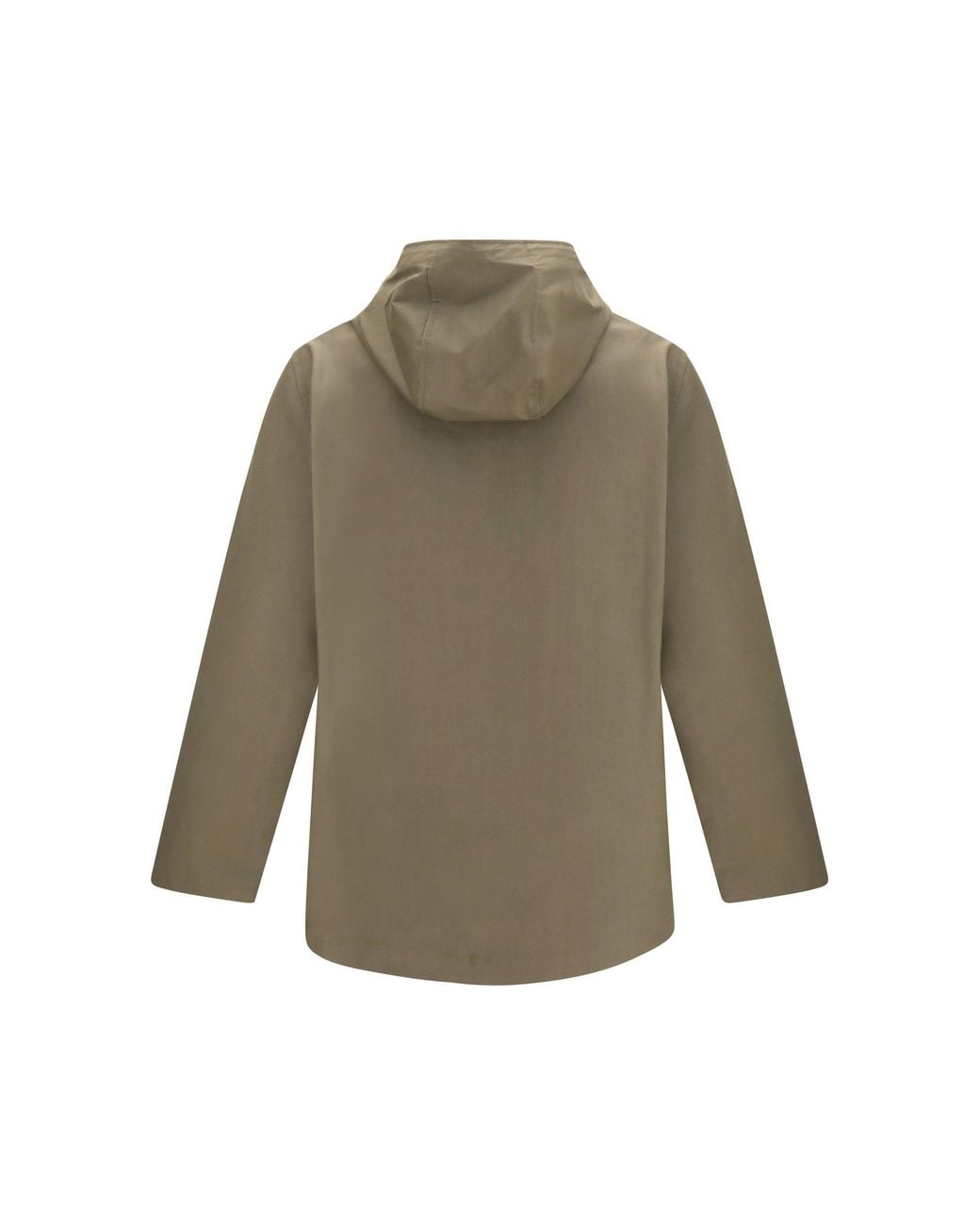 Fendi Green Mackintosh Fabric Hooded Jacket for men