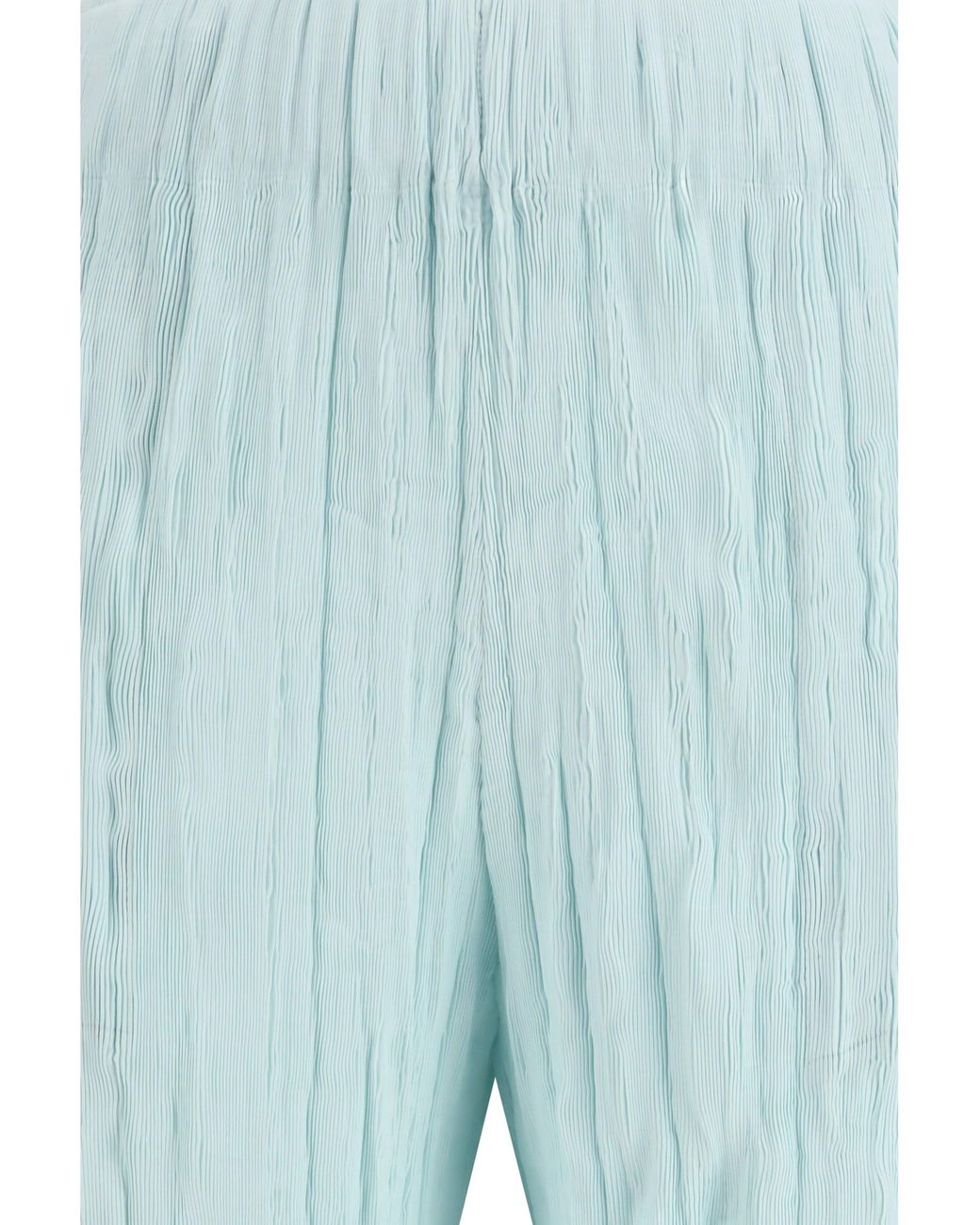 GONGDID DESIGN Blue Trousers Flared Wave