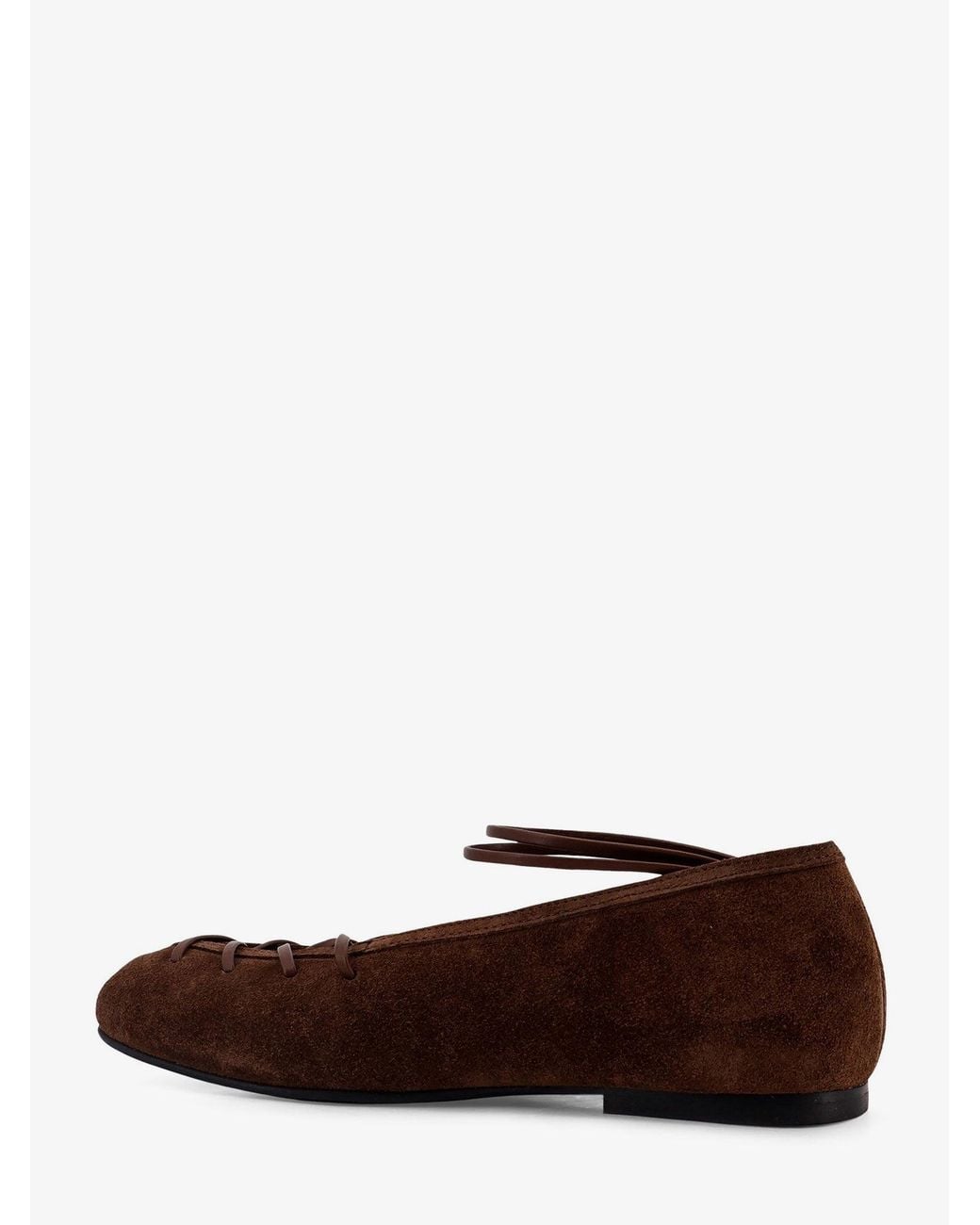 Alohas Brown Bumi Suede Ballerinas