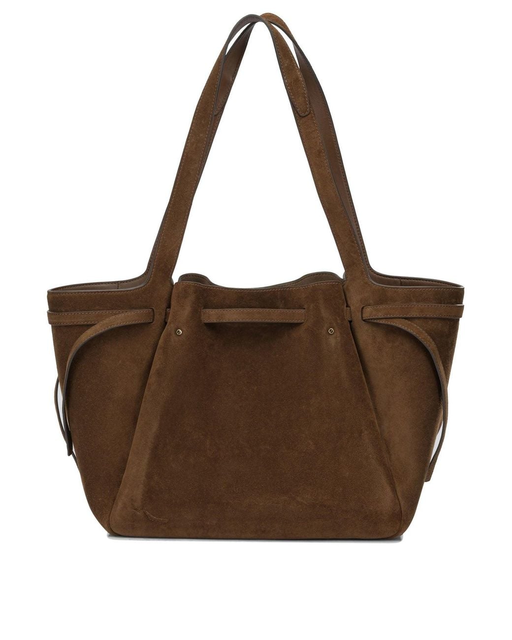 Tory Burch Brown Suede Shoulder Bag