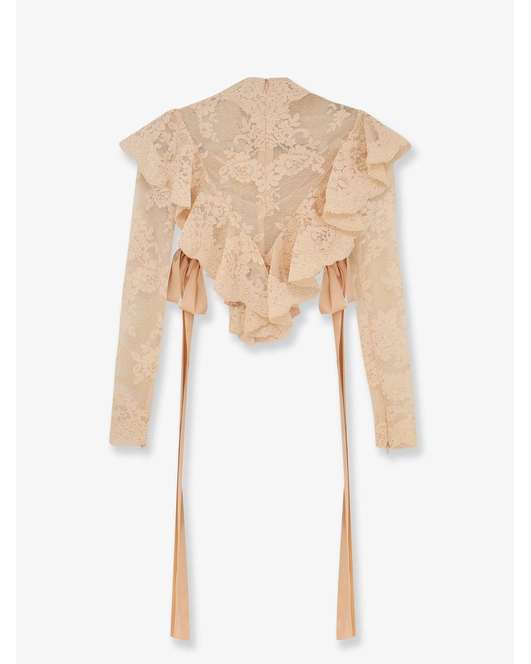 Zimmermann White Top Luna Lace