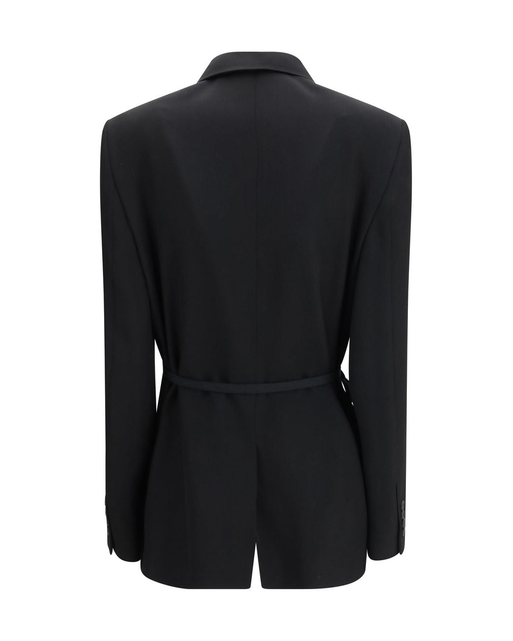 Balenciaga Black Wrap Tailored Jacket