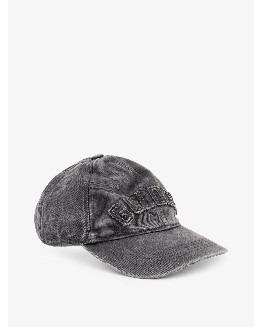 Golden Goose Deluxe Brand Gray Deluxe Brand Cotton Hat for men