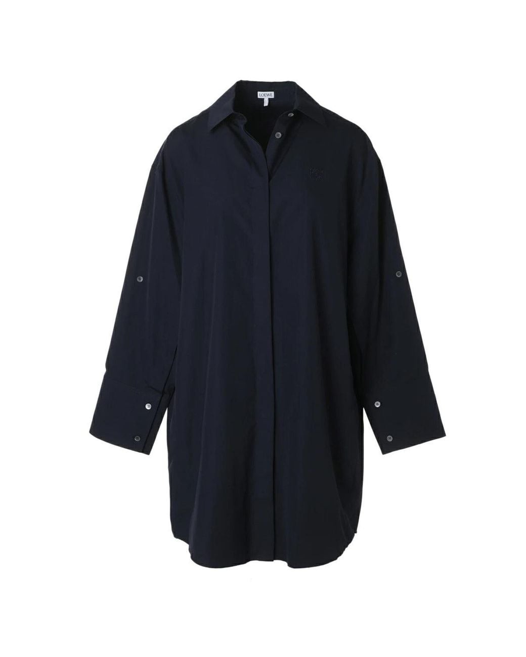 Loewe Blue Cotton Chemiser Dress