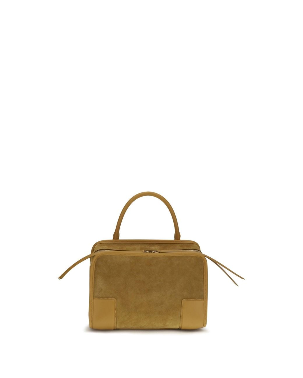 Loewe Metallic Medium Amazona 180 Suede Handbag