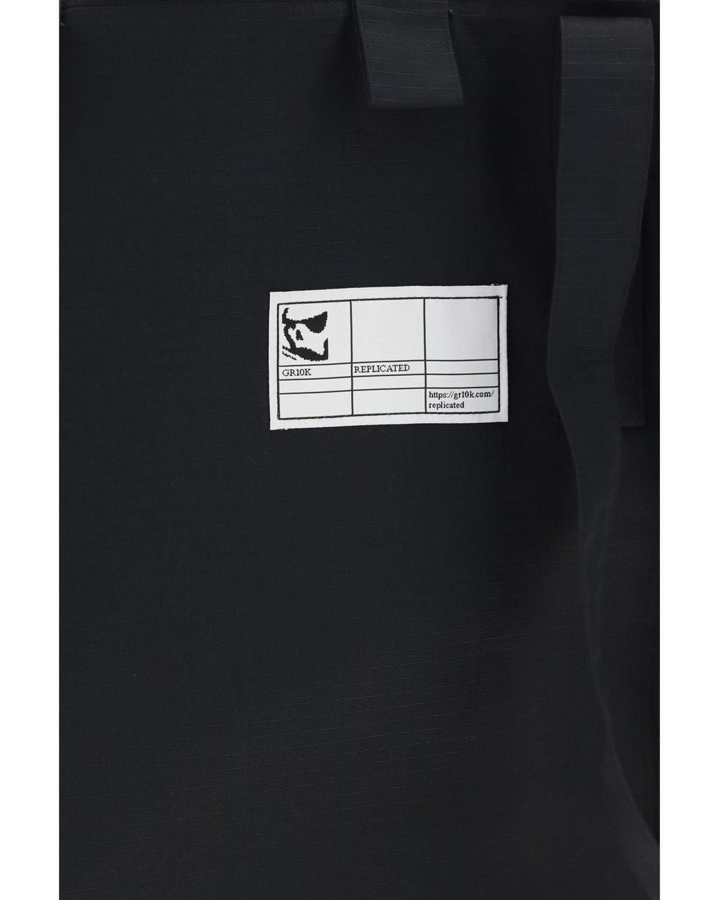 GR10K Black Replicated Tote Bag for men