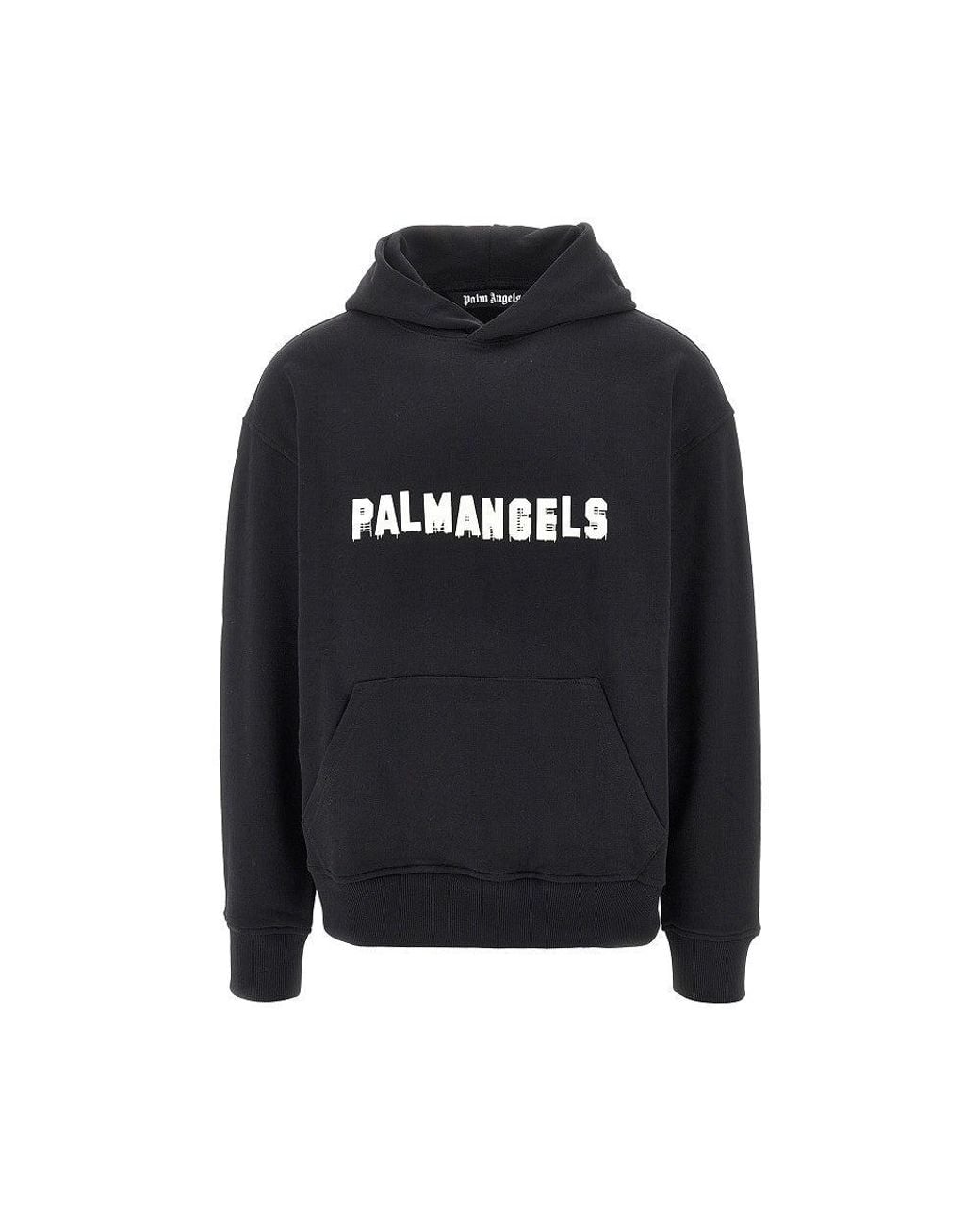 Palm Angels Black 'Palm Hills' Print Hoodie for men