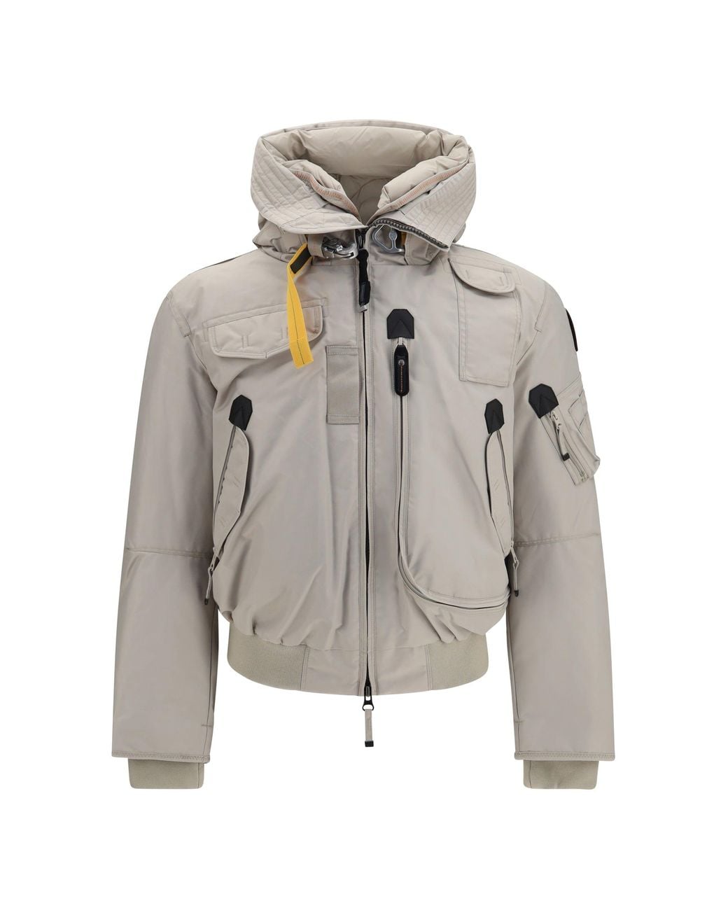 Parajumpers Gray Bomber Gobi With Hood for men