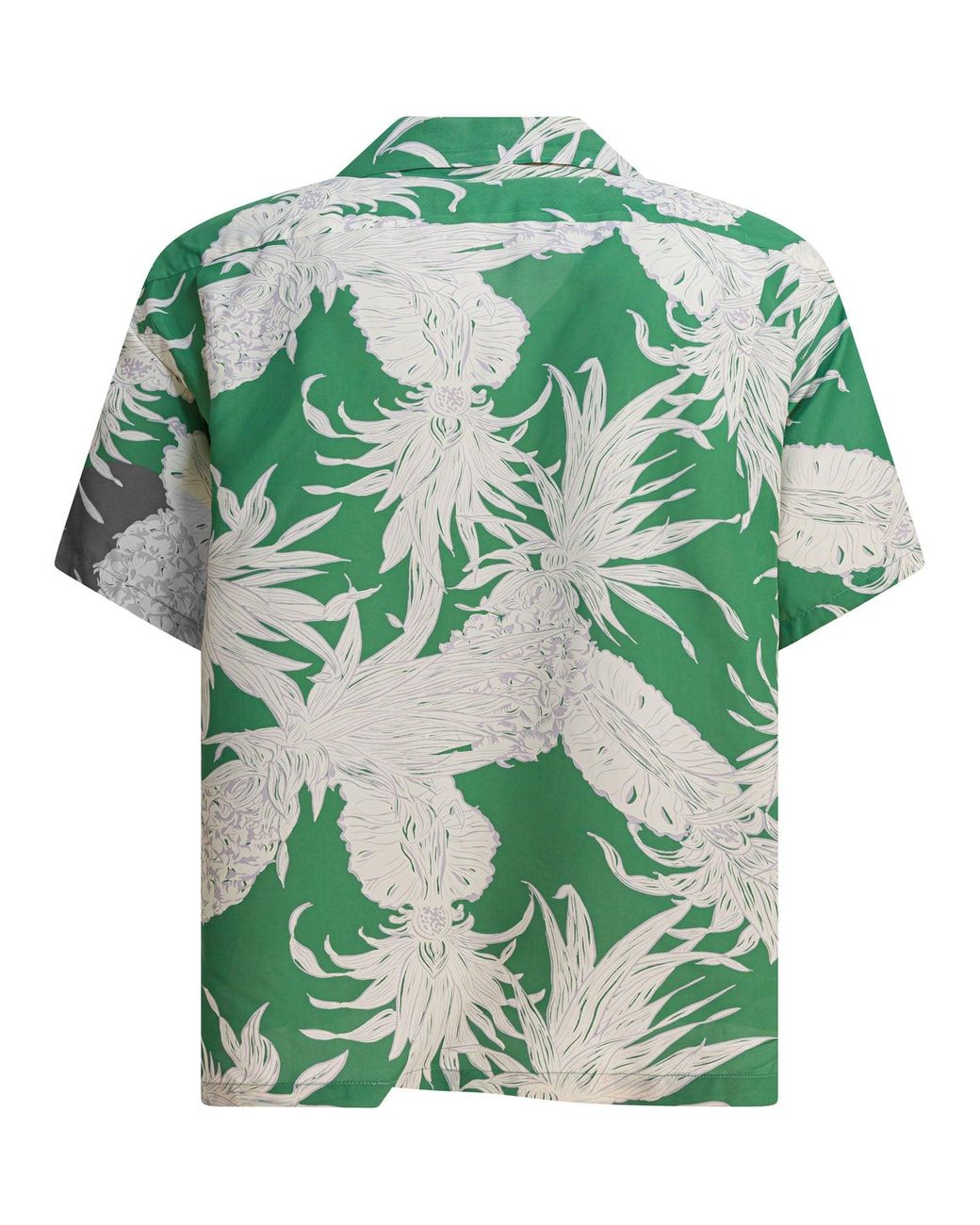 Sun Surf Island Pineapple Shirts Green for men