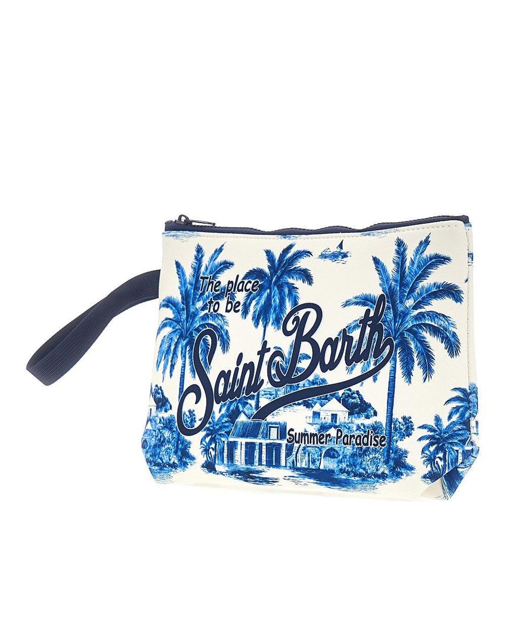 Mc2 Saint Barth Blue 'Aline' Neoprene Pouch for men