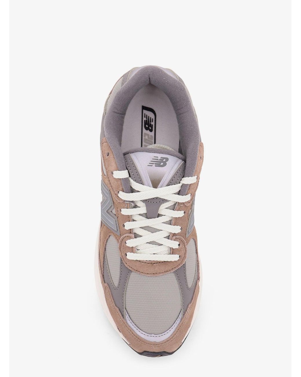 New Balance White U2010 Leather Sneakers for men